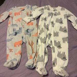 CARTER'S ONE PIECE BABY SUITS 3-6MONTHS